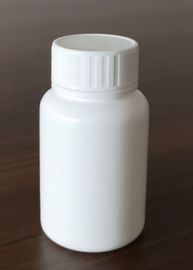 100ml Full Set Medicine Pill Bottles , White Pill Bottle With Cap Weight 16.2g