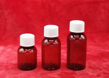 ظرفیت سفارشی PET بطری دارویی، 1mm ضخامت دیوار بطری های دارویی پلاستیکی برای پزشکی
