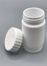کانتینرهای دارویی 60 میلی لیتر دور HDPE، ظروف قرص سفید پلاستیکی با کلاه